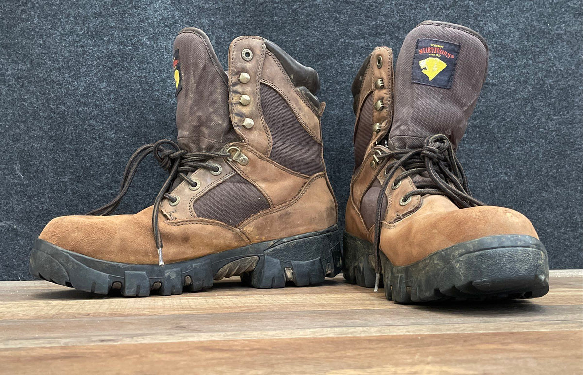 Herman Survivors Brown Sympatex Waterproof Work Hiking Boots Men's Size 10M