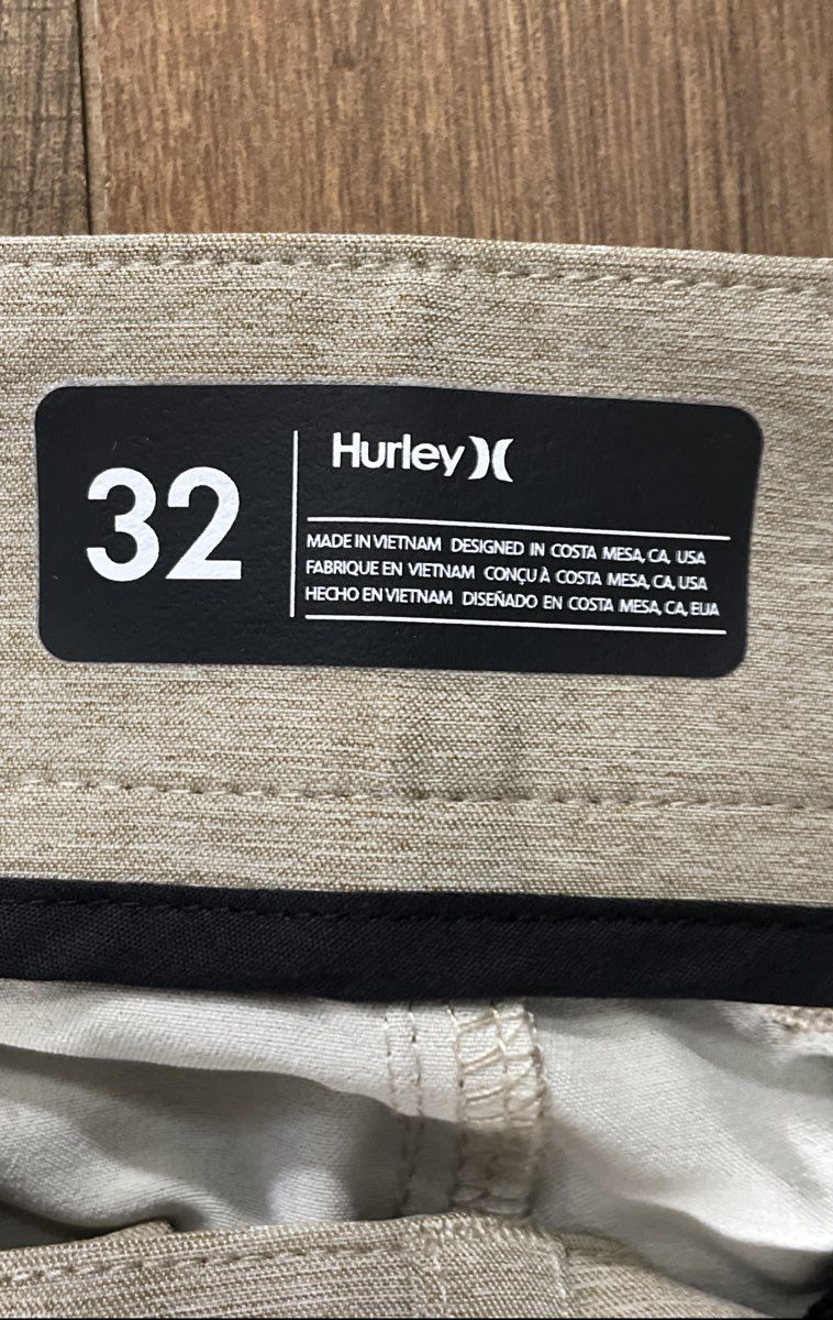 Hurley Men's Khaki Dri Cutback 21" Stretch Hybrid Walk Shorts Sz 32 NWT