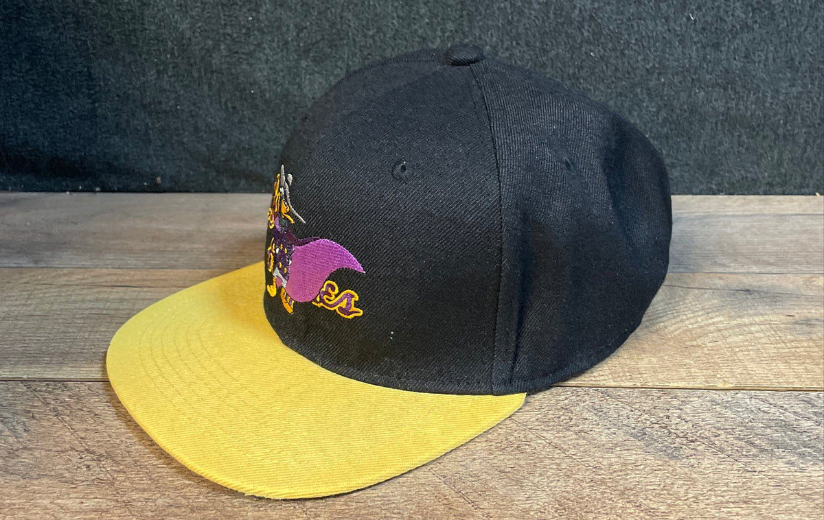 Headgear Classics Darkwing Duck Los Angeles Snapback Hat Black Yellow Sz OSFM
