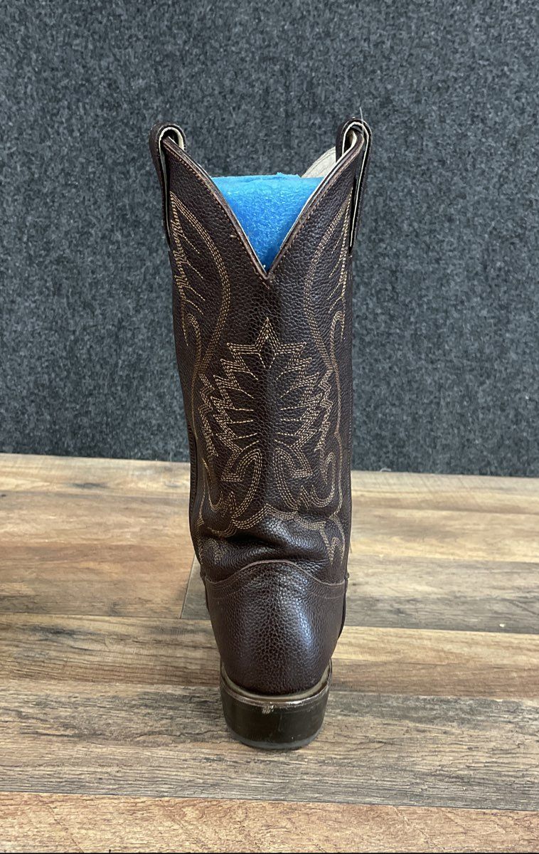 Pistolero Brown Pebbled Leather Western Cowboy Boots Goodyear Welted Size 26