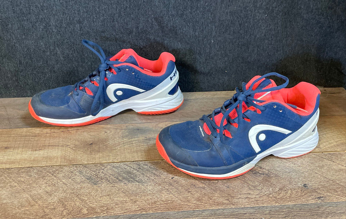 Head Nitro Pro Navy Blue Orange Women's Tennis Court Shoes Size 8.5