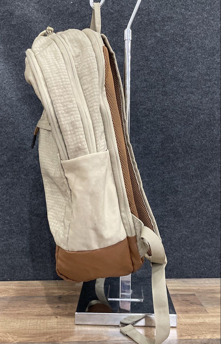 Hurley Cream Textured Multi-Pocket Large Backpack