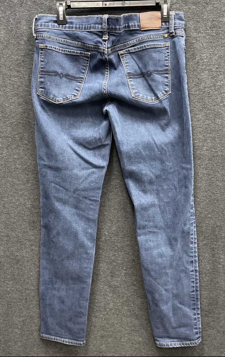 Lucky Brand Women's Charlie Skinny Ankle Jeans Blue Stretch Denim Size 12/31