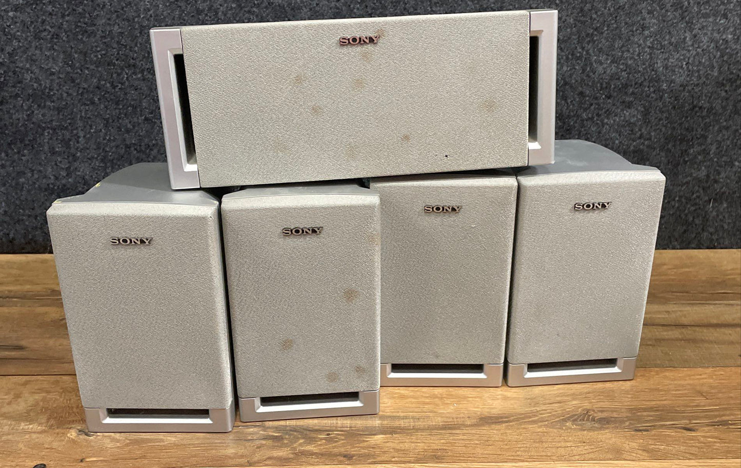 Vintage Sony 5.1 Home Theater Speaker System SA-WMSP85 SS-MSP95 Lot