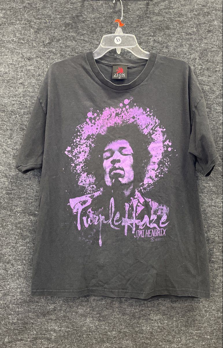 Vintage 2000s Jimi Hendrix Purple Haze Zion Rootswear T-Shirt Sz 1X