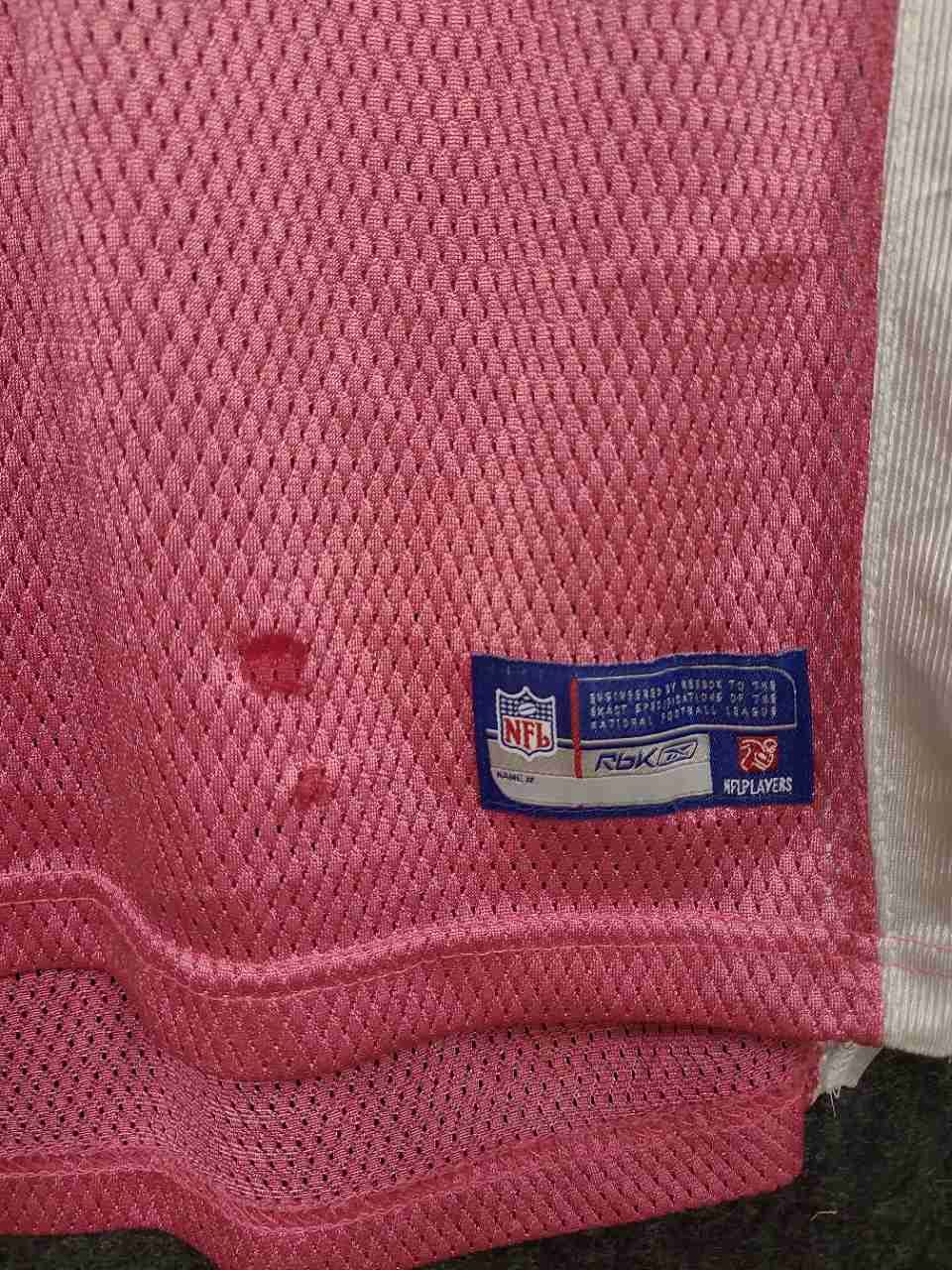 Reebok Youth XL Washington Redskins Chris Cooley #47 Pink NFL Jersey Sz 16