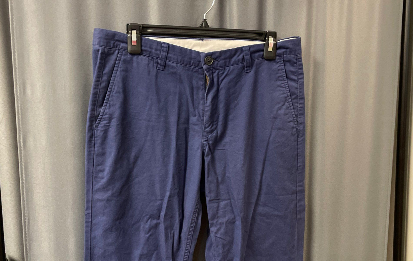 Bonobos Men's Blue Slim Straight Cotton Chino Pants Sz 31x32