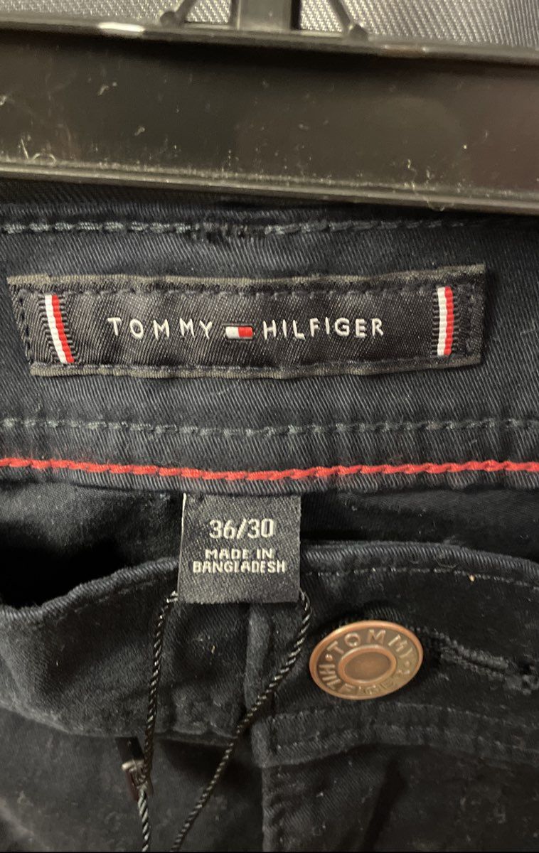 Tommy Hilfiger Men's Dark Blue TH Flex Straight Fit Stretch Slacks NWT 36x30