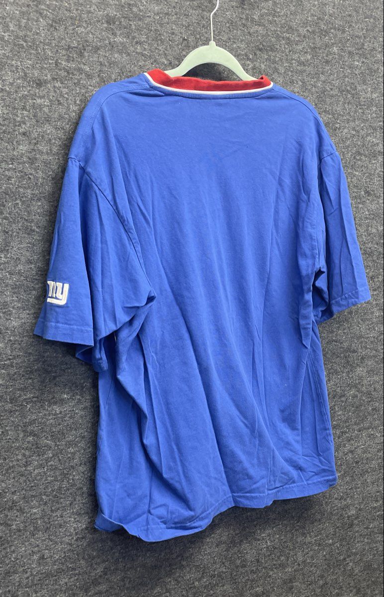 Vintage 90s New York Giants NFL Football T-Shirt Blue Red Youth Sz 16 XL