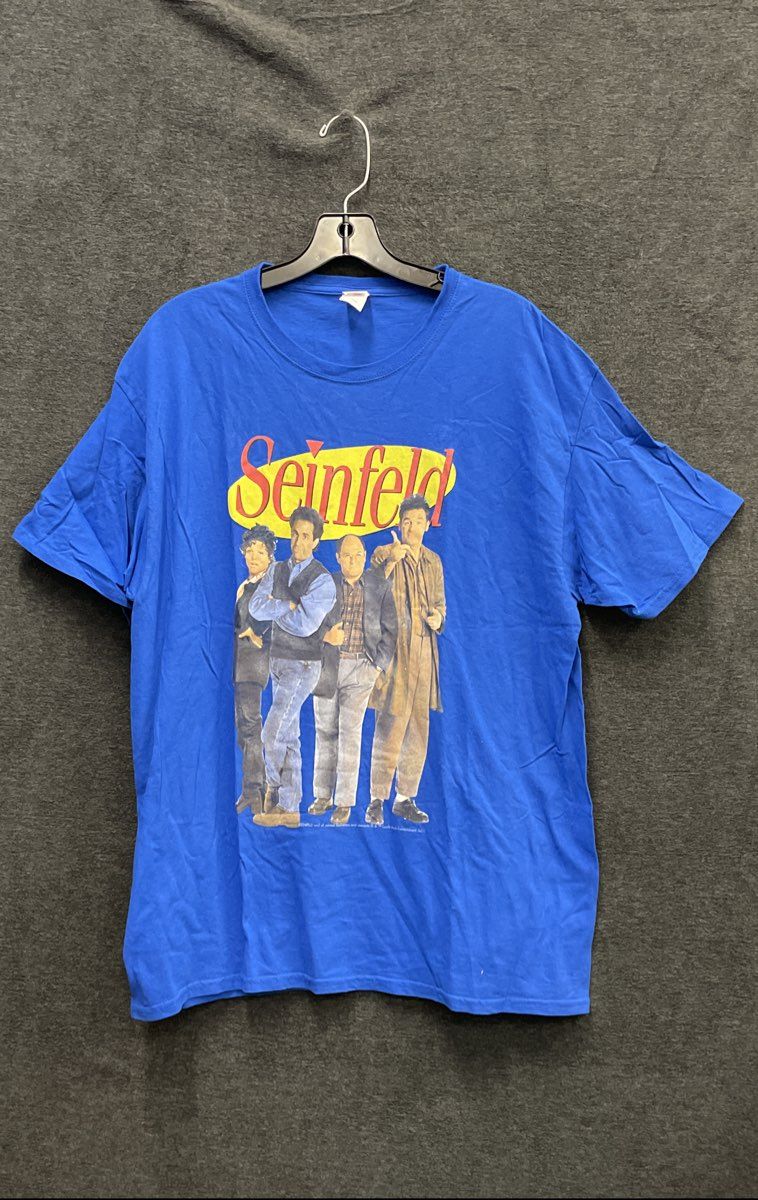Seinfeld TV Show Cast Photo Graphic T-Shirt Reprint Castle Rock Sz L