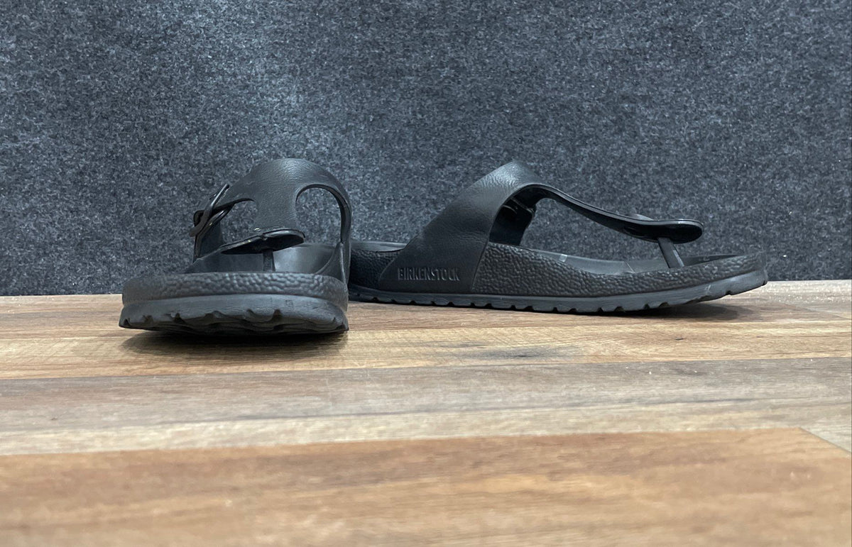 Birkenstock Gizeh EVA Black Waterproof Thong Sandals Size 38