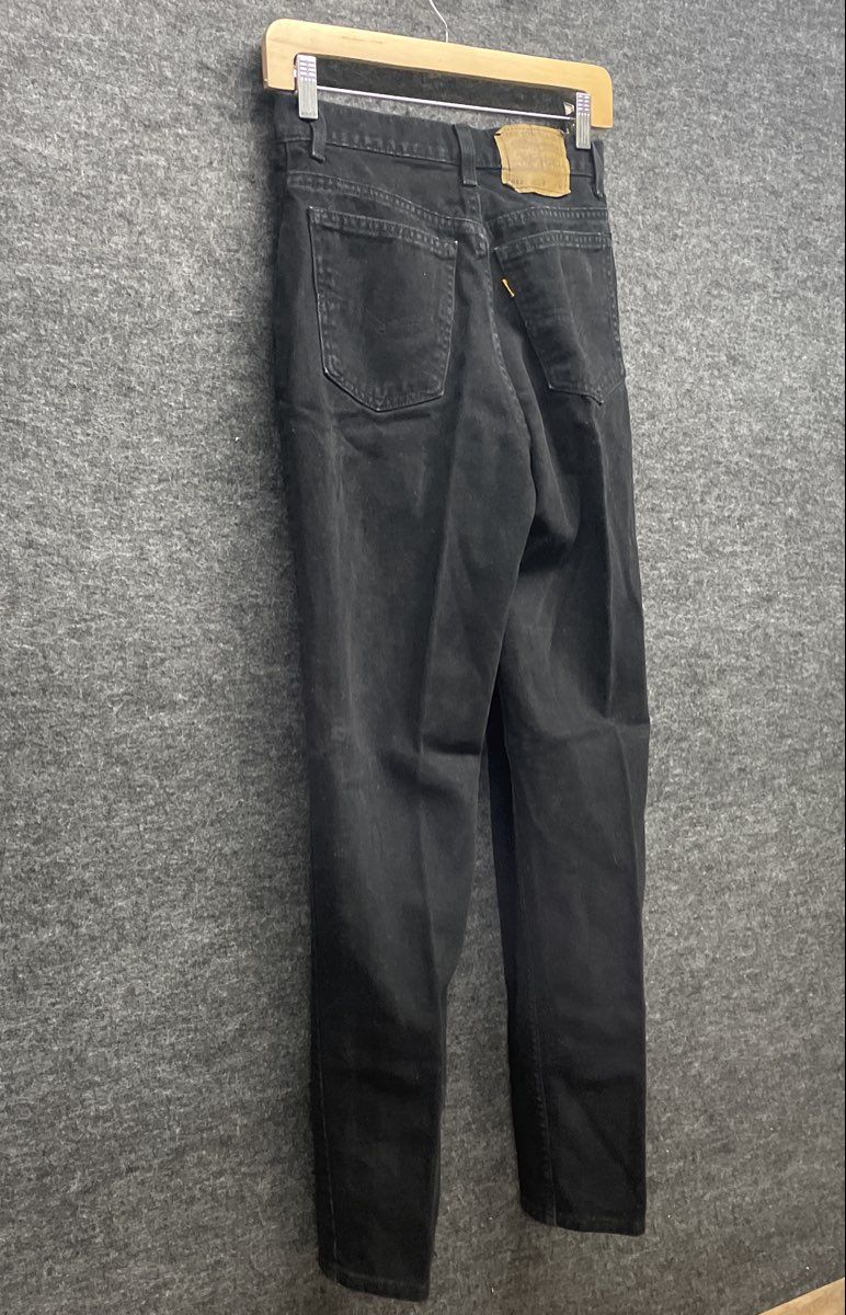 Vintage 90s Levi's Women's 912 Slim Fit Tapered Leg Black Jeans USA Made Sz 9