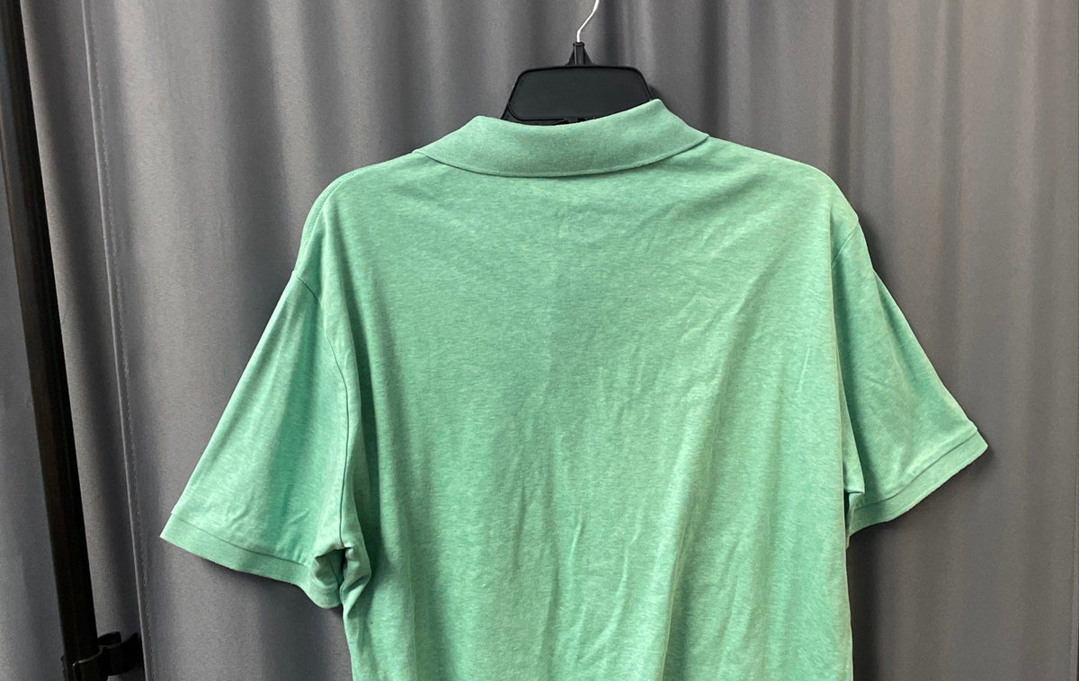 Polo Ralph Lauren Men's Green Classic Fit Heathered Cotton Polo Shirt Sz XL
