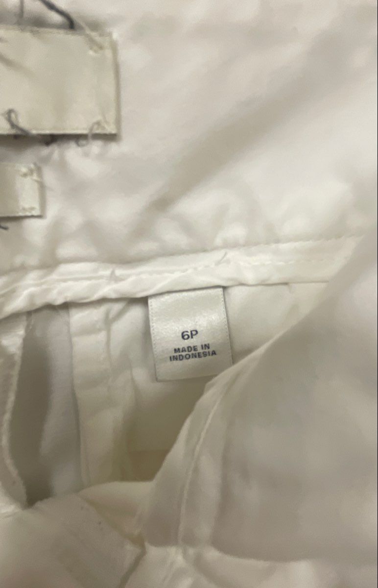 Liz Claiborne New York Women's White Jackie Ankle Pants Sz 6P