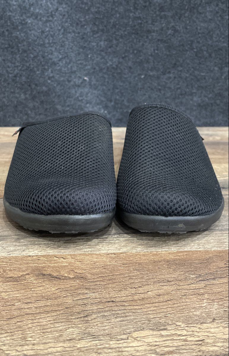 Fly Flot Black Mesh Anti-Shock Slip-On Clogs Mules Made in Italy Size 41