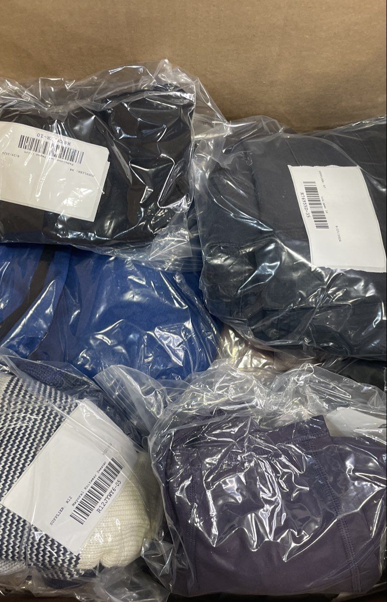 20 Lb Bulk Reseller Clothing Lot Men's Women's Brands Lululemon RL Levi's CK MK