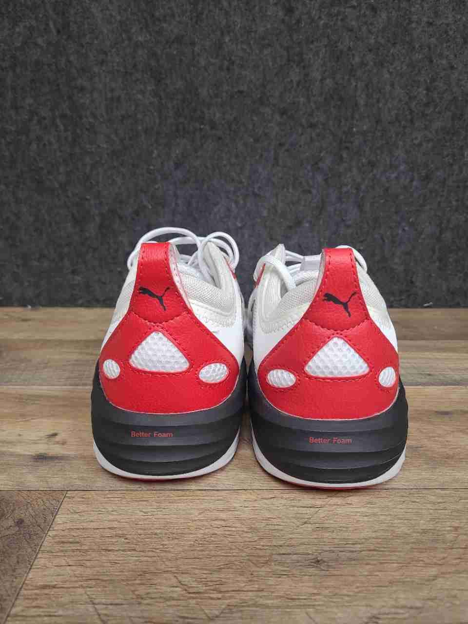 Puma Better Foam Prowl Alt White Red Black Men's Running Shoes Size 11