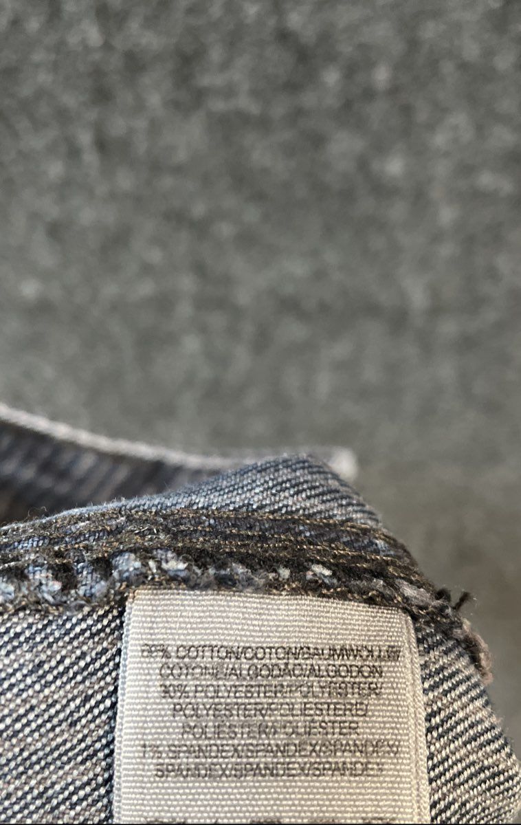 Free People Women's Blue Railroad Stripe Paneled Moto Skinny Pants Size 28