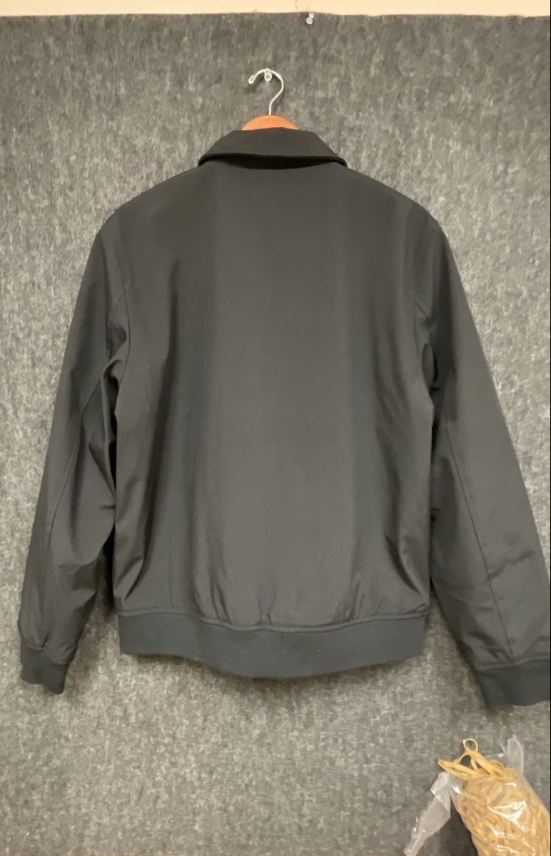 Tommy Hilfiger Men's TH Flex Full Zip Harrington Bomber Jacket Black Size M