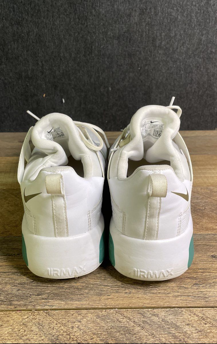 Nike Air Max Bella TR 5 White Green Gold Women's Training Sneakers Size 11