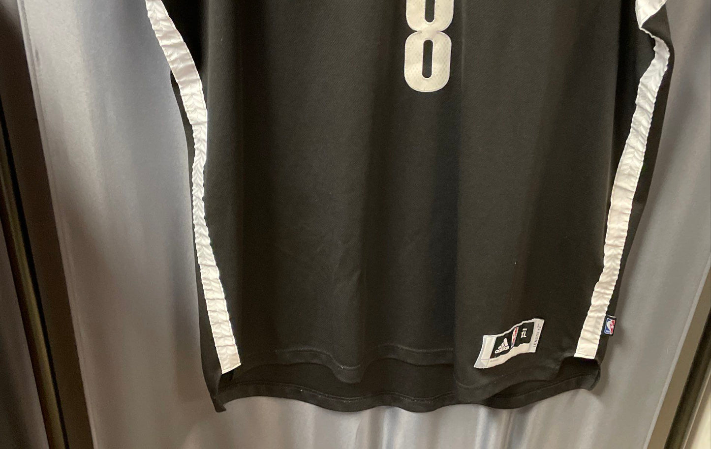 Adidas Men's Brooklyn Nets Deron Williams 8 Basketball Jersey Black Sz XL