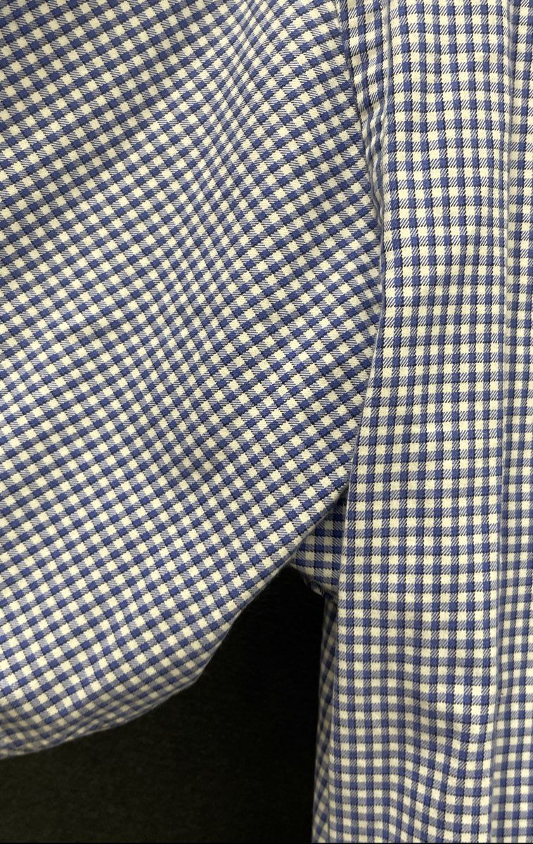 Ralph Lauren Golf Men's Tilden Blue White Gingham Check Button Down Shirt Sz XL