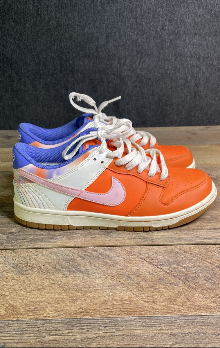 Nike Dunk Low SE Everything You Need Orange White Blue Youth Size 6Y