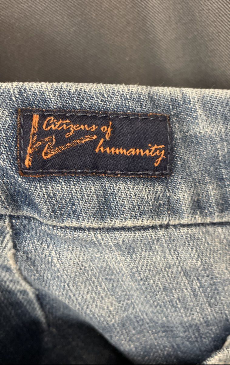 Citizens of Humanity Women's Faye #003 Low Waist Full Leg Stretch Jeans Sz 27