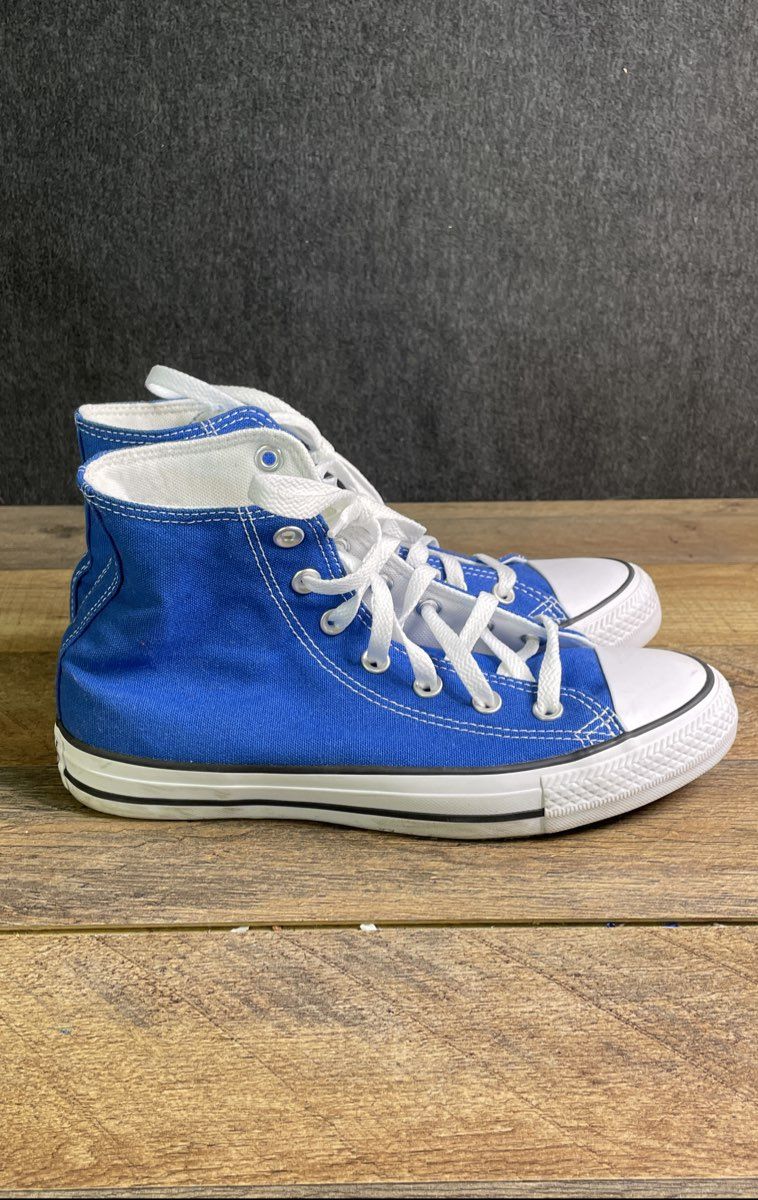 Converse Chuck Taylor All Star Blue High Top Sneakers Men's 6 Women's 8