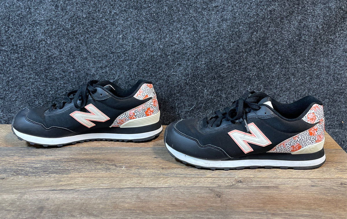 New Balance 515 Black Pink Floral Leopard Women's Sneakers Size 9.5