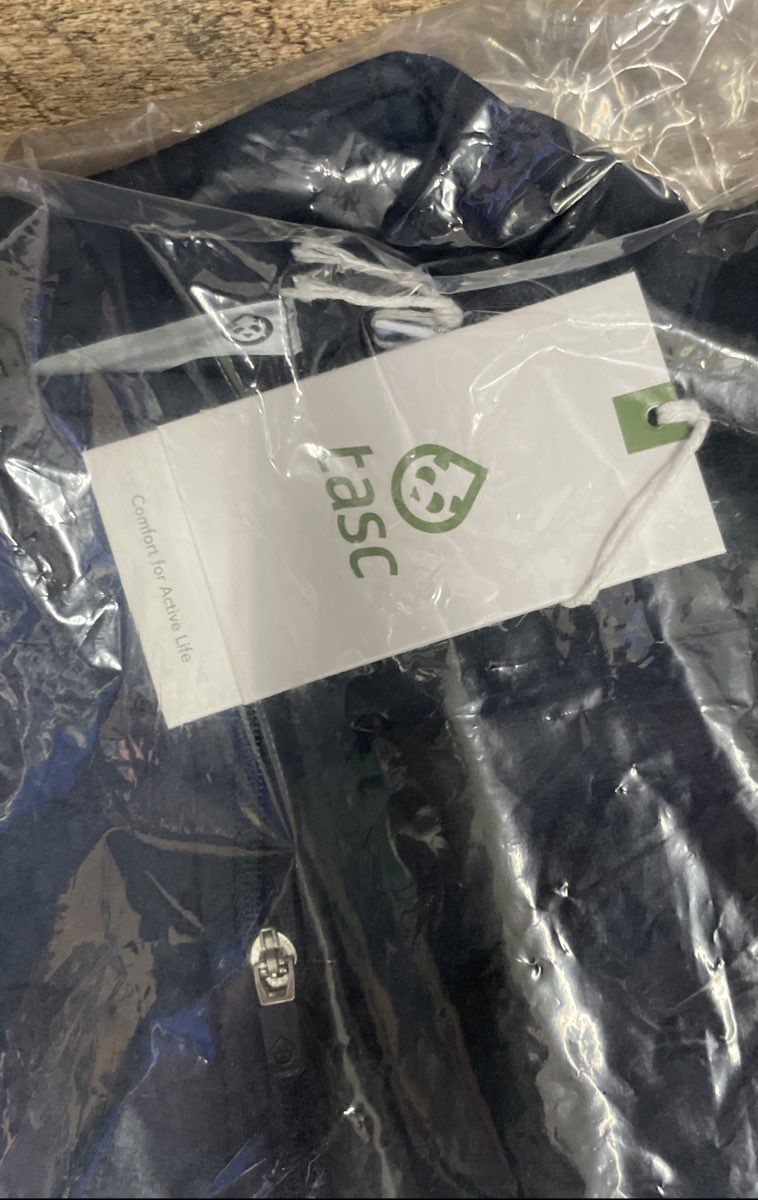 tasc Men's Cloud 1/4 Zip Pullover Navy Camo Organic Cotton Bamboo Sz S NWT