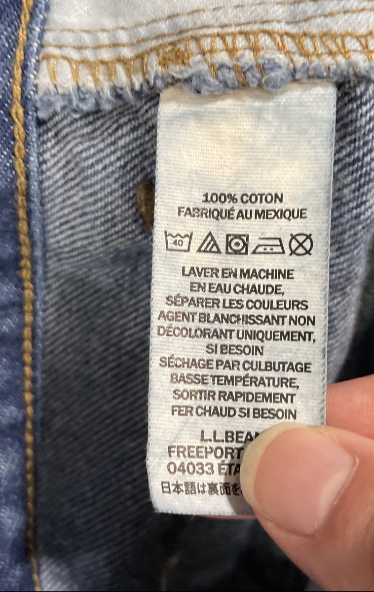 L.L. Bean Men's Blue Natural Fit Straight Leg Denim Jeans Sz 30x32