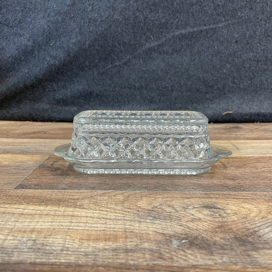 Anchor Hocking Wexford Covered Butter Dish
