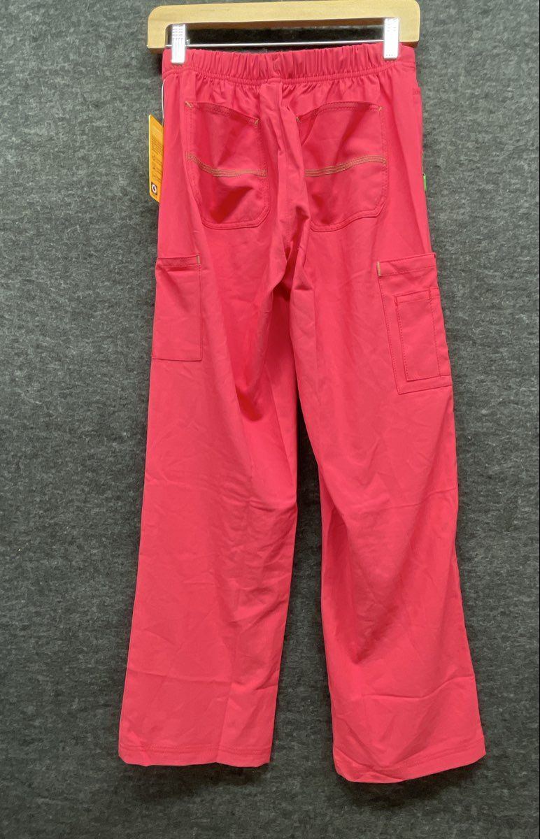 Carhartt Women's Pink Force Cross-Flex Scrub Set V-Neck Top Cargo Pants NWT XS