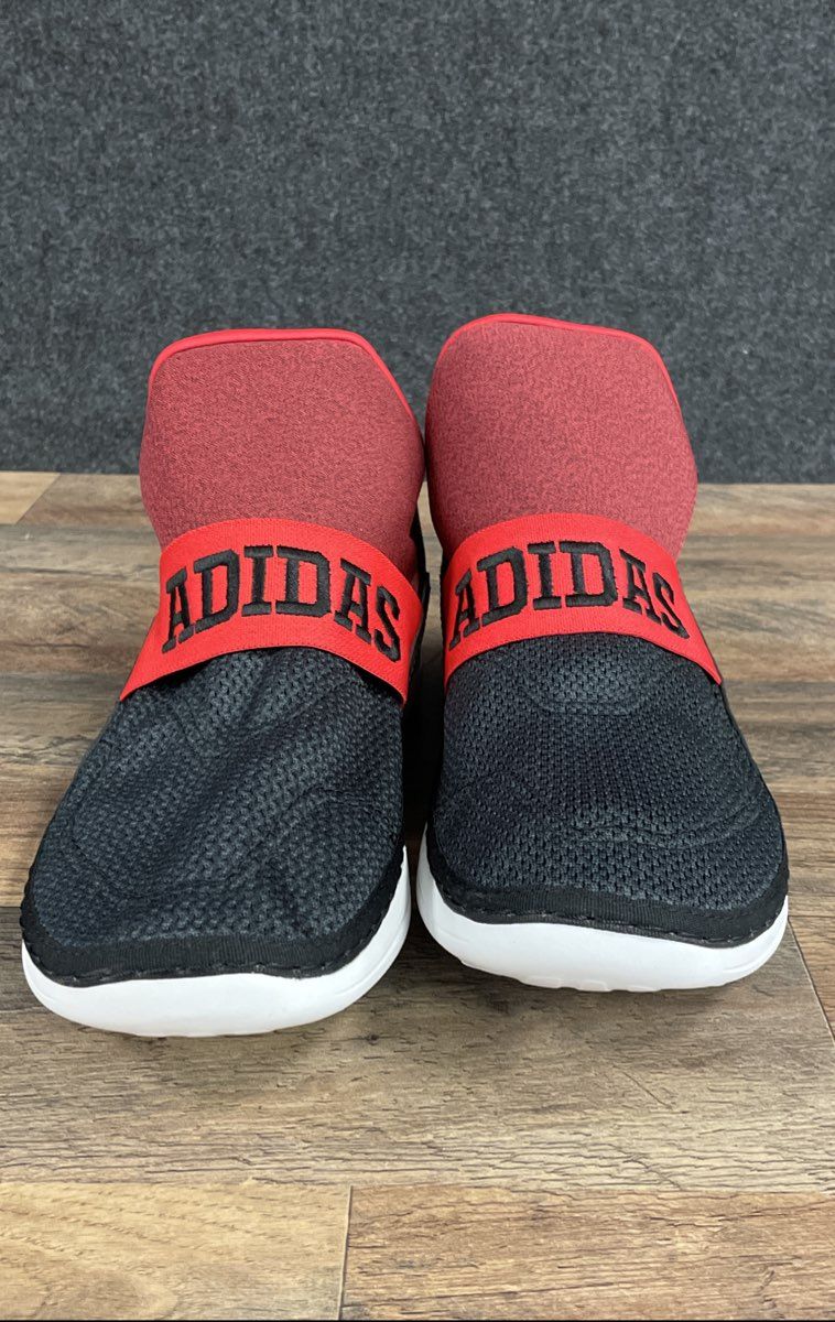 Adidas Cloudfoam Lite Racer Adapt Black Red Slip-On Men's Shoes Size 13