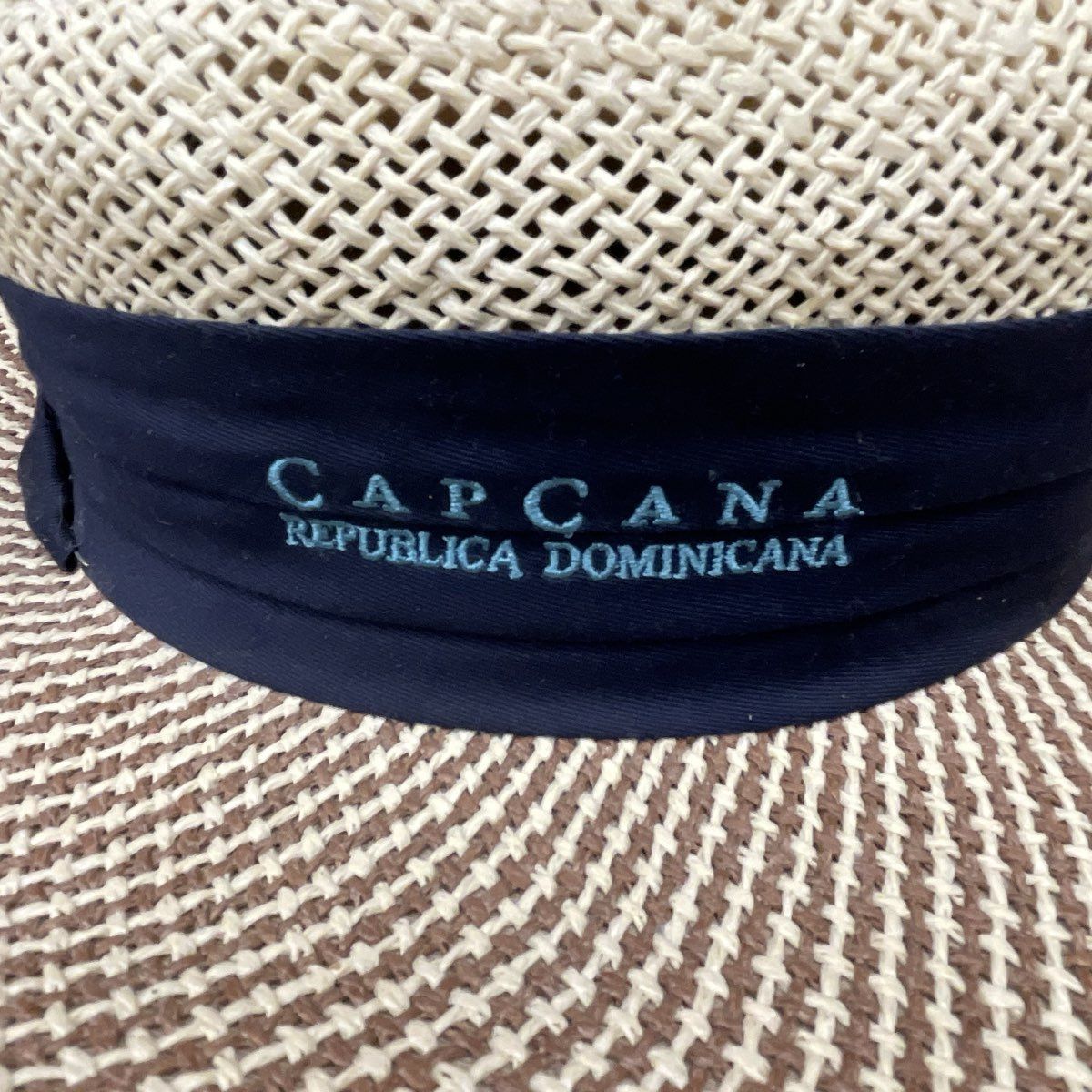 Vintage Y2K Ahead Men's Woven Straw Safari Hat Cap Cana Golf Size M/L