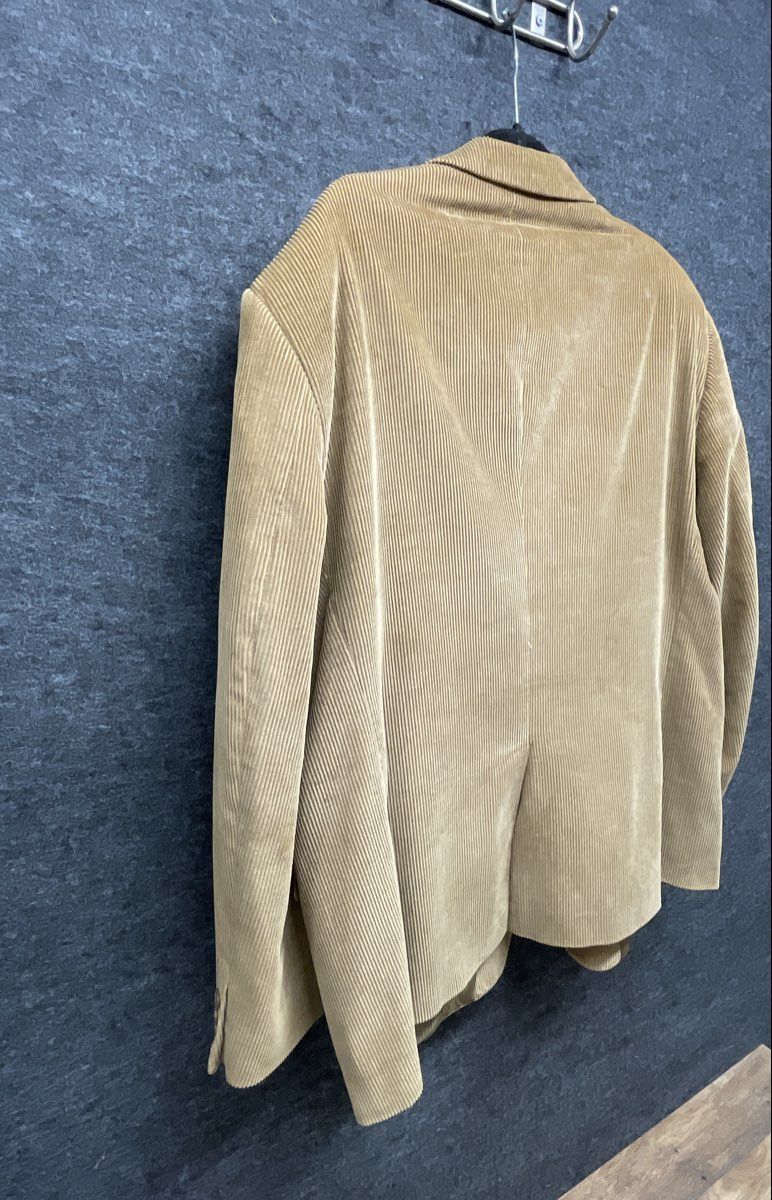 Hunt Valley Men's Tan Corduroy Two-Button Blazer Sport Coat XL