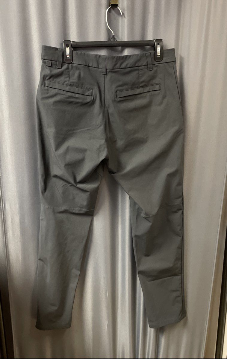 Lululemon Men's Commission Slim Fit Pants Gray Warpstreme Technical Sz 34