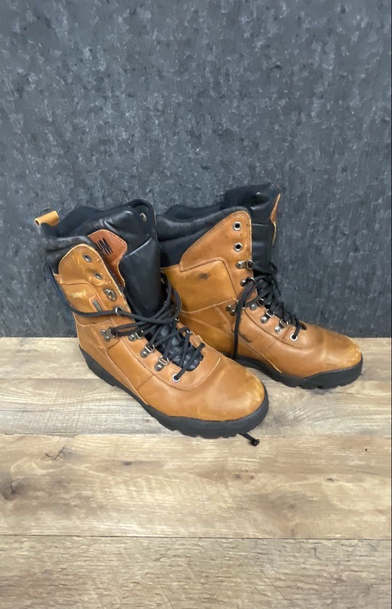Vintage Y2K Magnum Scout 1268 Tan Leather Tactical Boots Size 11.5