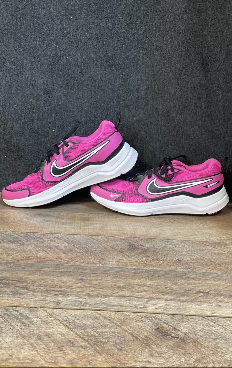 Nike Downshifter 13 Pink Black White Youth Running Shoes Size 7Y