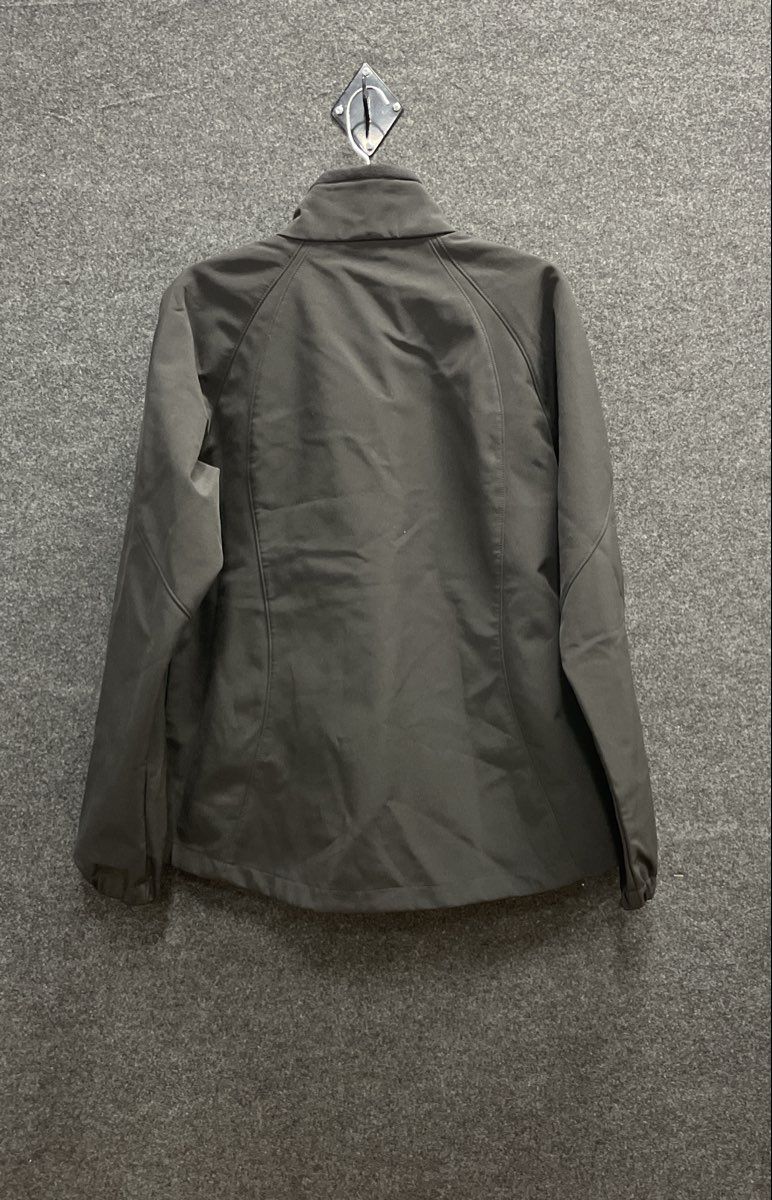 Black Diamond Women's Softshell Jacket Black Full Zip Fleece Lined Outdoor Sz L