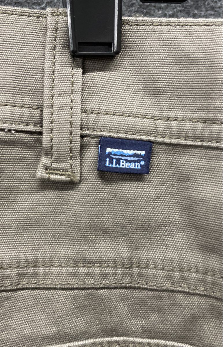 L.L. Bean Men's Dark Cinder Gray BeanFlex Canvas Cargo 2.0 Pants NWT Sz 44x32
