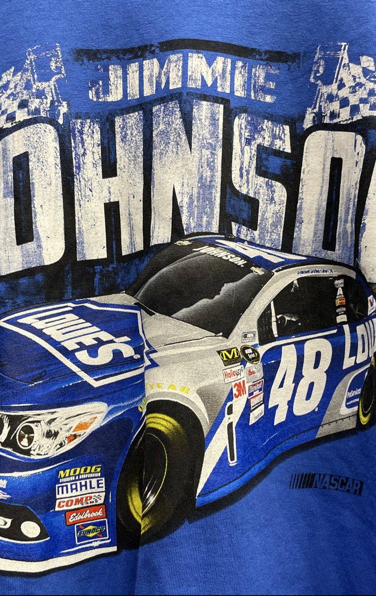 NASCAR Jimmie Johnson #48 Lowe's Hendrick Motorsports Long Sleeve Shirt 2XL NWT