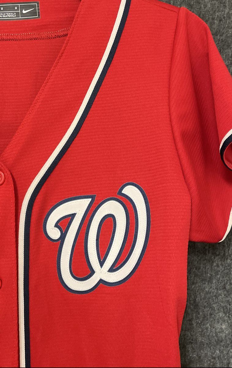 Nike Women's Washington Nationals Trea Turner Jersey Red #7 Sz L