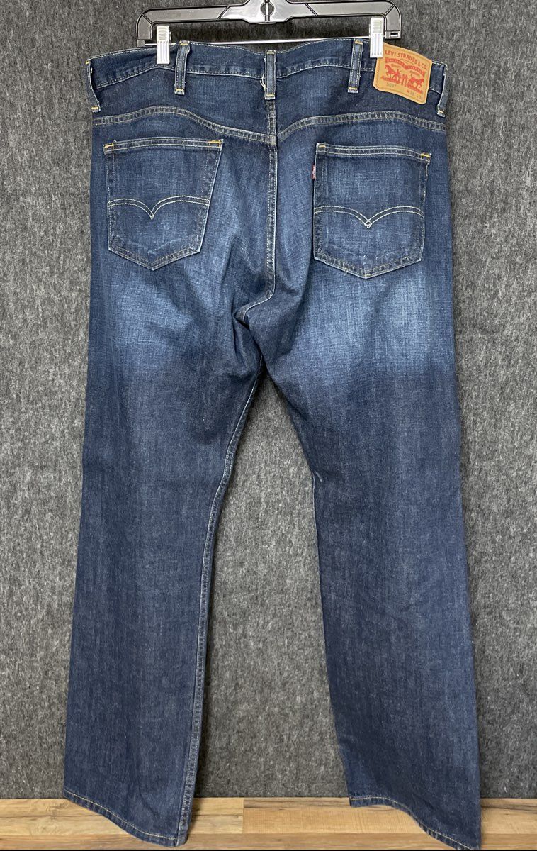 Levi's Men's 569 Loose Straight Fit Blue Indigo Wash Denim Jeans 38x34