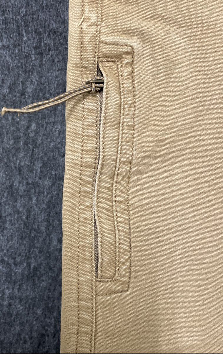 G.H. Bass & Co. Men's Tan Hard Service Canvas Utility Work Pants Size 36x32