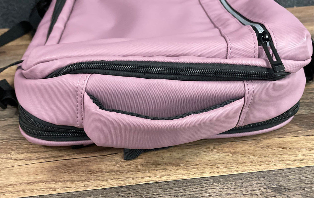 Traveler's Choice Pink Modern Laptop Commuter Backpack Bag Padded Straps