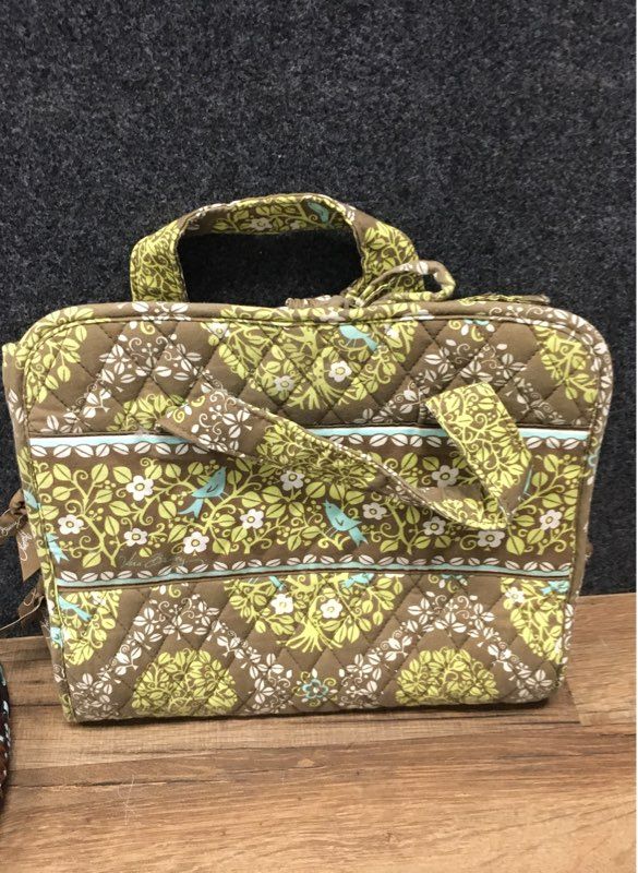 Vera Bradley Quilted Laptop Bag Wallet Hanging Organizer Travel Lot of 4