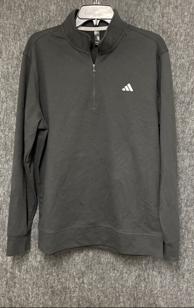 Adidas Terrex Men's Black Multi Essential Half-Zip Fleece Jacket Pullover Sz L