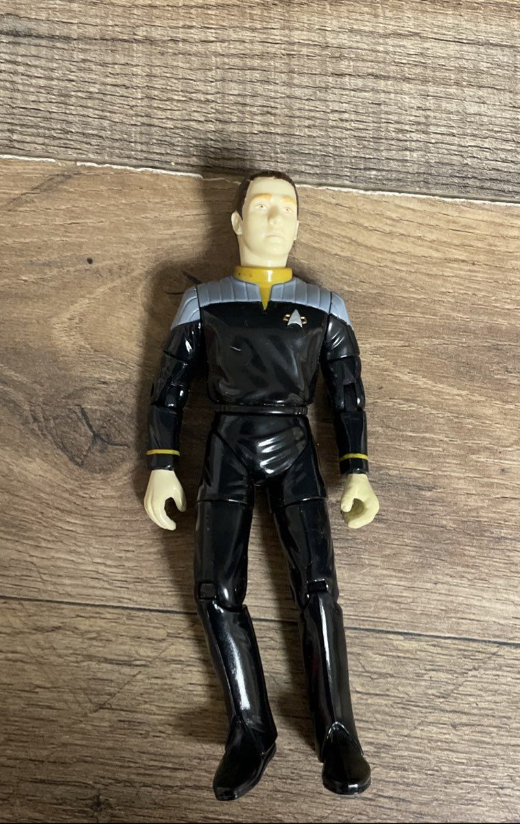 Star Trek TNG Data Action Figure & IDW Mirror Broken Comic Lot Loot Crate